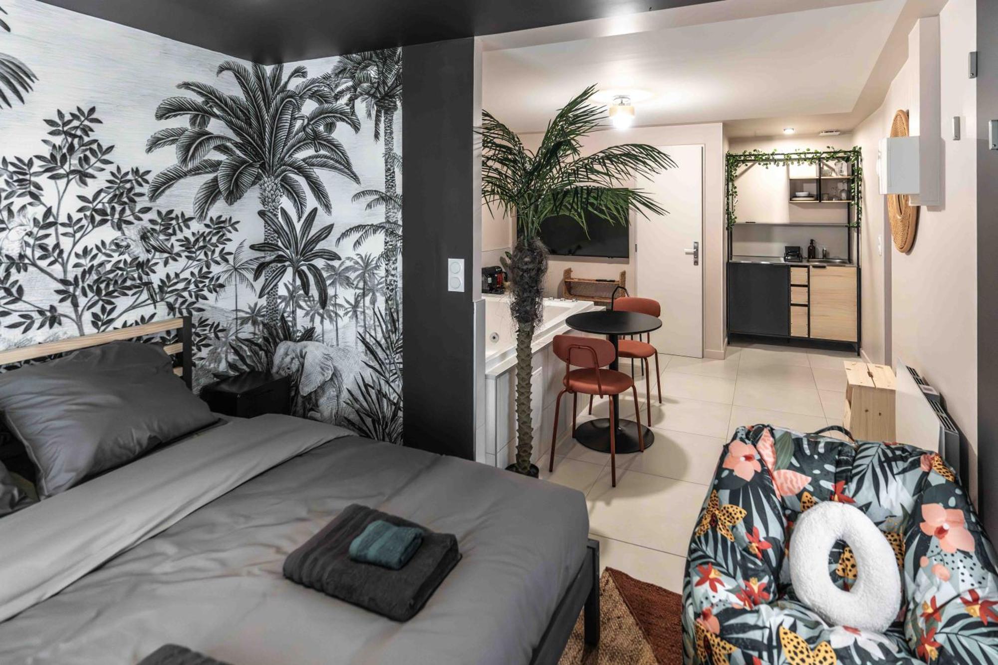 Appartement Reve Tropical Balneo - Votre Pause Enchantee *